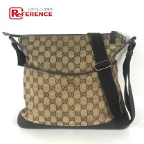 楽天市場】グッチ gucci gg キャンバス 145857 ショルダーバッグ 斜め  