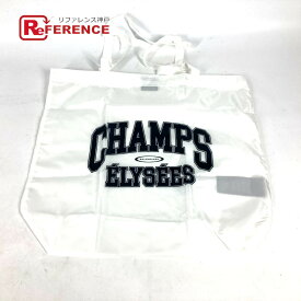 BALENCIAGA バレンシアガ ロゴ エコバッグ トートバッグ ショルダーバッグ ナイロン ユニセックス ホワイト 未使用 【中古】