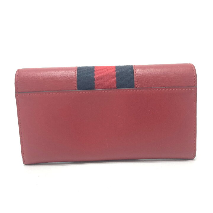 GUCCI グッチ 476084 シルヴィ コンチネンタル 二つ折り財布 