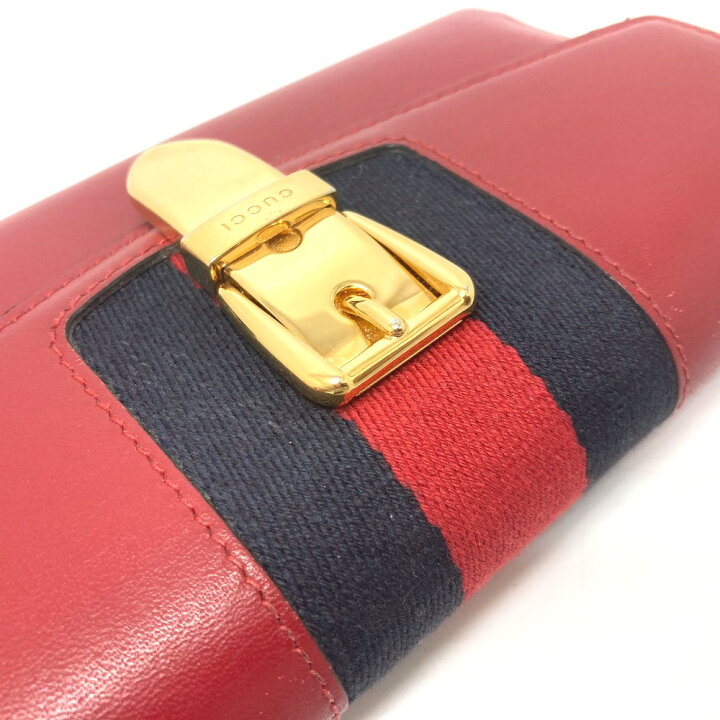 楽天市場】GUCCI グッチ 476084 シルヴィ コンチネンタル 財布 
