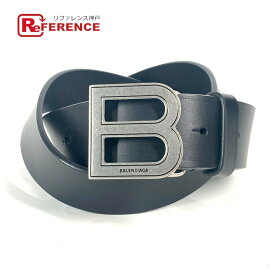 BALENCIAGA バレンシアガ 655956 Bバックル アクセサリー ズボン用ベルト ベルト レザー ユニセックス ブラック 【中古】