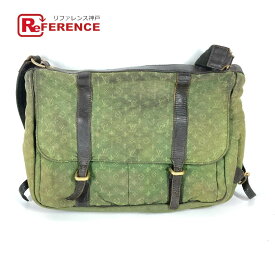 LOUIS VUITTON ルイヴィトン M42351 モノグラムミニ サック ママン 斜め掛け カバン マザーズバッグ おむつ替えシート付 ショルダーバッグ モノグラムミニキャンバス レディース カーキ 【中古】