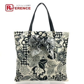 CHANEL シャネル カメリア カバン シェブロン コーデュロイ 肩掛け リボン ハンドバッグ トートバッグ キャンバス レディース ホワイト 【中古】