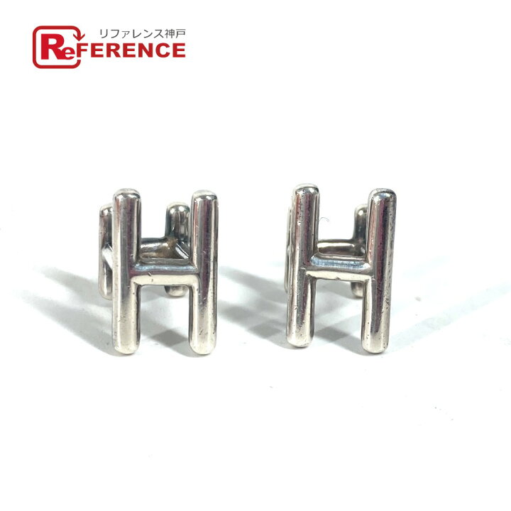 楽天市場】HERMES エルメス Hロゴ アクセサリー カフス AG925 ユニ  