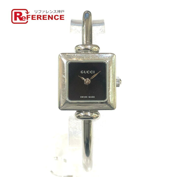 楽天市場】GUCCI グッチ 1900L バングル スクエア クォーツ 2針  