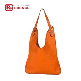 HERMES エルメス マサイPM 肩掛け カバン ショルダーバッグ トリヨンクレマンス ユニセックス オレンジ 【中古】