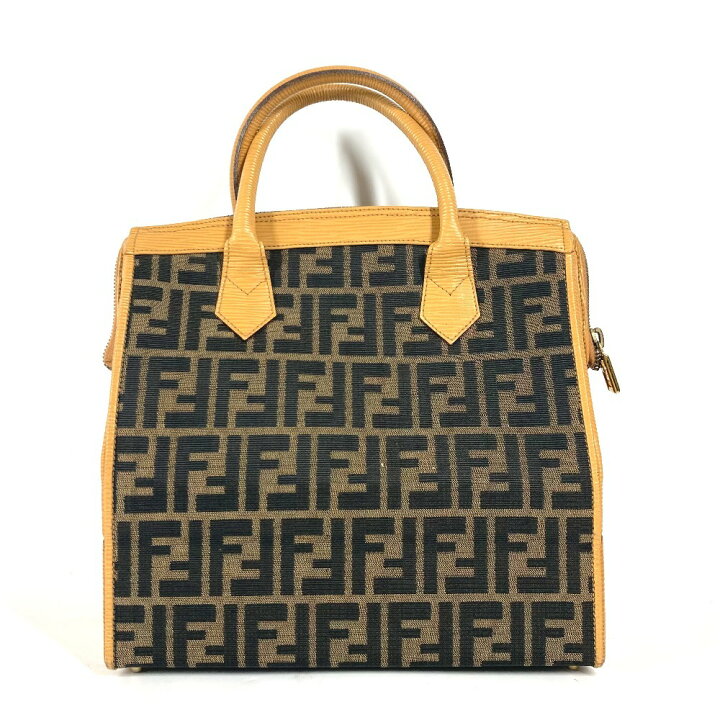 楽天市場】FENDI フェンディ ヴィンテージ ズッカ ロゴ BOX型 ボックス 