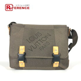 LOUIS VUITTON ルイヴィトン M93077 ダミエジェアン ルー フラップ カバン メッセンジャーバッグ 斜め掛け ショルダーバッグ ダミエジェアンキャンバス ユニセックス テール カーキ 【中古】