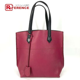 FENDI フェンディ 8BH262 バイカラー オールインショッピングトート カバン ショルダーバッグ 肩掛け トートバッグ レザー ユニセックス パープル 【中古】