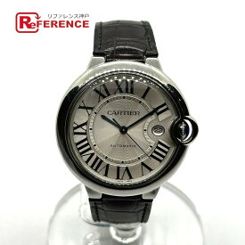 CARTIER カルティエ W69016Z4 バロンブルー ドゥ カルティエ 42mm 自動巻き 腕時計 SS メンズ シルバー 【中古】