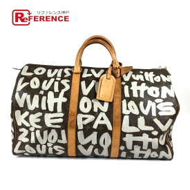 LOUIS VUITTON ルイヴィトン M92197 モノグラム グラフィティ キーポル50 ボストンバッグ カバン 旅行バッグ トラベルバッグ ボストンバッグ モノグラムグラフィティキャンバス ユニセックス ホワイト 【中古】