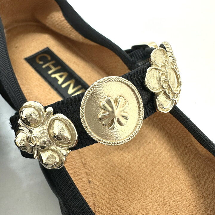 楽天市場】CHANEL シャネル G45778 24A メリージェーン フラット 