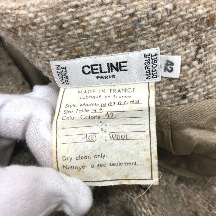 楽天市場】CELINE セリーヌ ヴィンテージ マカダムボタン セットアップ  