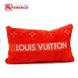 LOUIS VUITTON ルイヴィトン M78477 プティ クッション・LV バケーション ピロー 枕 インテリア クッション コットン ユニセックス ポピー オレンジ 未使用 【中古】
