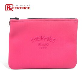 HERMES エルメス ネオバンPM クラッチバッグ カバン メイクポーチ マルチポーチ ポーチ ポリアミド レディース ピンク 【中古】