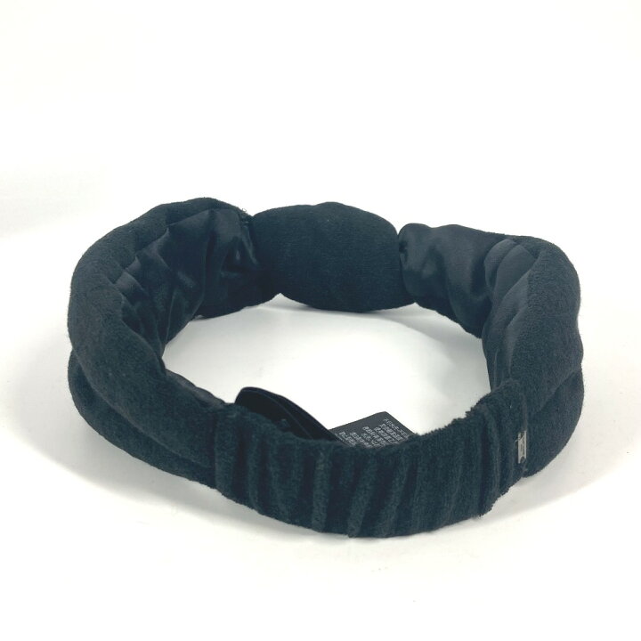 SAINT LAURENT PARIS 682968 headband hair accessories pile hair band cotton Black SAINT LAURENT PARIS 682968 headband hair accessories pile  main image 4