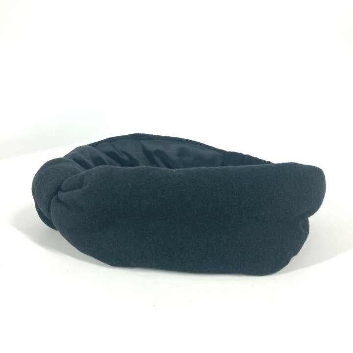 SAINT LAURENT PARIS 682968 headband hair accessories pile hair band cotton Black SAINT LAURENT PARIS 682968 headband hair accessories pile  main image 3