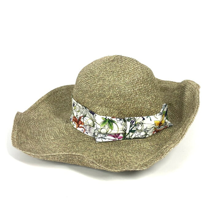 楽天市場】GUCCI グッチ 309138 フローラ リボン 花柄 りぼん ハット帽 