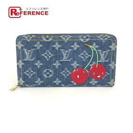 LOUIS VUITTON ルイヴィトン M23161 村上隆コラボ モノグラムデニム LV × TM ジッピー・ウォレット ロングウォレット ラウンドファスナー 長財布 ユニセックス ブルー 【新品】