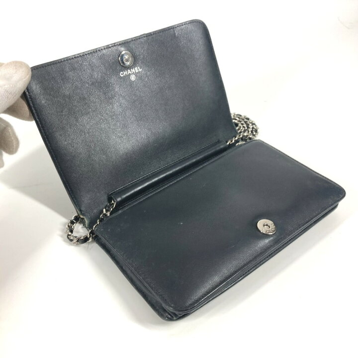 楽天市場】CHANEL シャネル 長財布 CC ロゴ ココマーク ラインストーン  