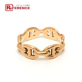 HERMES エルメス シェーヌダンクル アンシェネ PM リング 指輪 アクセサリー リング・指輪 K18PG レディース ゴールド 11号 【中古】