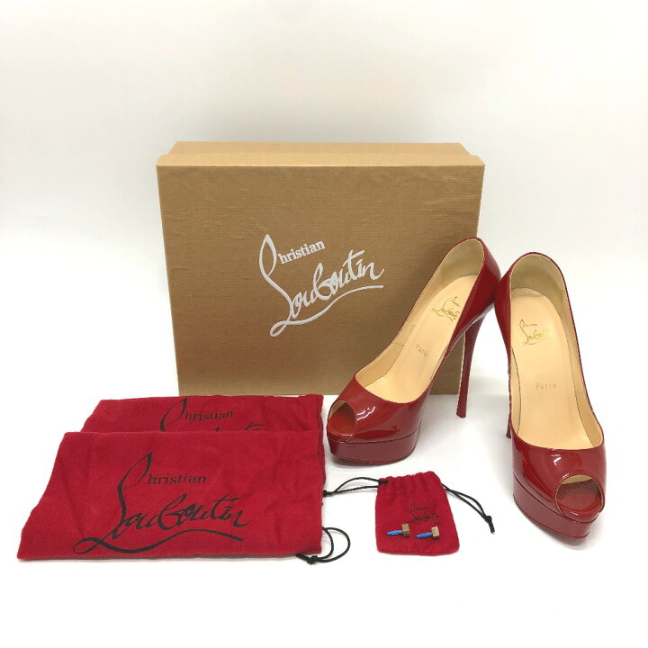 楽天市場】Christian Louboutin クリスチャンルブタン 靴 オープントゥ  