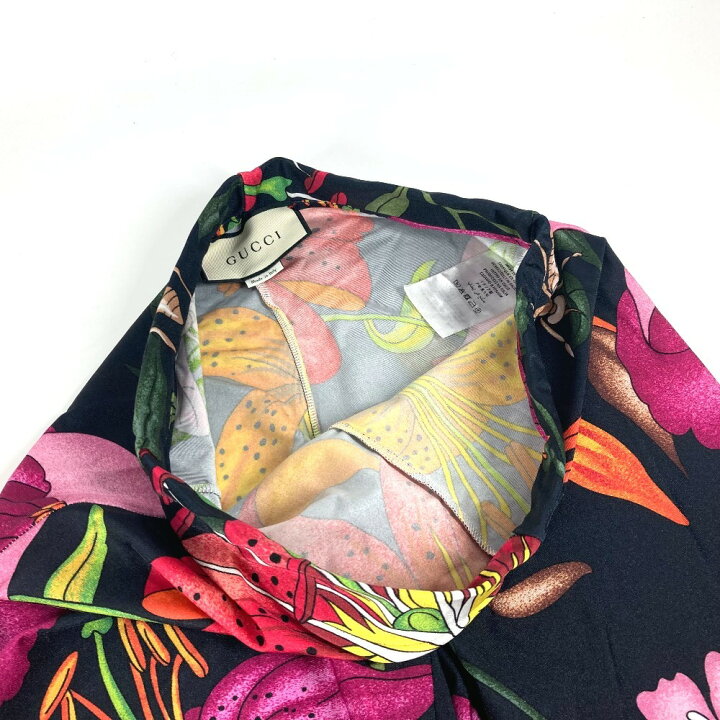 楽天市場】GUCCI グッチ フローラ レギンス 花柄 ズボン ストレッチ  