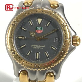 TAG HEUER タグホイヤー S95.213K セル プロフェッショナル 200 時計 ウォッチ メンズ ロゴ コンビ 腕時計 SS ボーイズ ゴールド 【中古】
