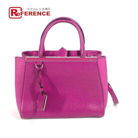FENDI フェンディ 8BH253 プチ トゥージュール 2WAYバッグ カバン ショルダーバッグ 斜め掛け ハンドバッグ レザー レディース パープル 【中古】
