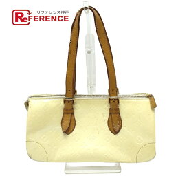 LOUIS VUITTON ルイヴィトン M93508 モノグラムヴェルニ ローズウッドアベニュー ショルダーバッグ トートバッグ カバン 肩掛け ハンドバッグ モノグラムヴェルニキャンバス レディース ペルル ホワイト 【中古】