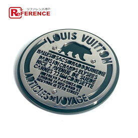 LOUIS VUITTON ルイヴィトン 非売品 ノベルティ ロゴ アクセサリー ブローチ プラスチック /メタル ユニセックス カーキ 【中古】