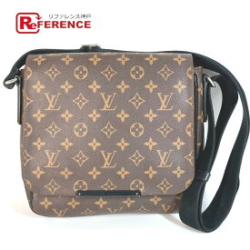 LOUIS VUITTON ルイヴィトン M40935 モノグラムマカサー ディストリクト PM ディストリクトPM カバン フラップ 斜め掛け メッセンジャーバッグ ショルダーバッグ モノグラムマカサーキャンバス ユニセックス ブラウン 【中古】
