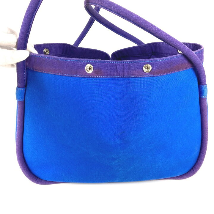 HERMES エルメス サックバガ GM トートバッグ キャンバス レディース  