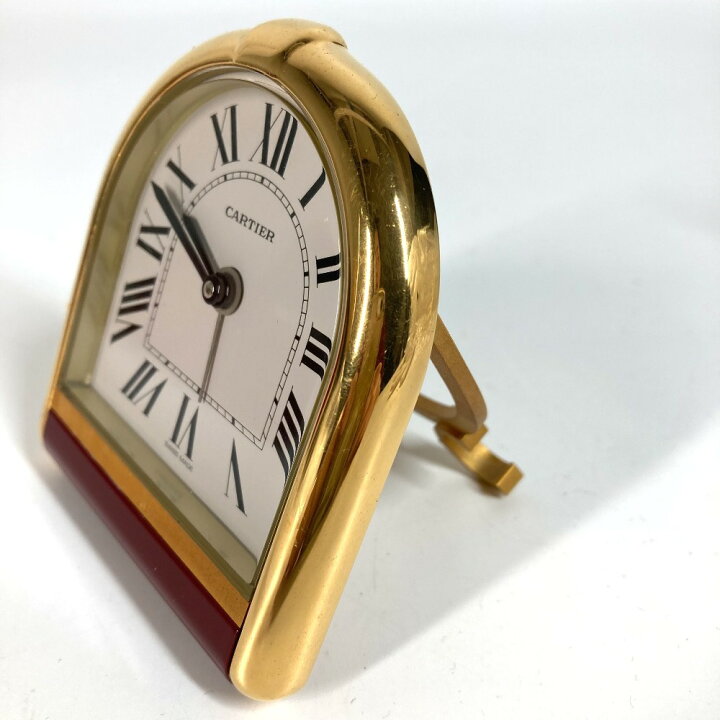 楽天市場】CARTIER カルティエ ロゴ ウォッチ トラベルクロック ROMANE  