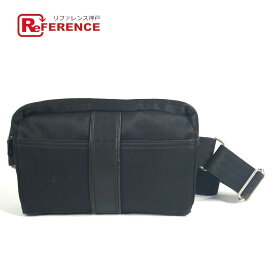 HERMES エルメス アカプルコ サンチュール カバン クロス ショルダーバッグ ウエストバッグ ボディバッグ ポリアミド /コットン ユニセックス ブラック 【中古】