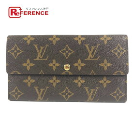 LOUIS VUITTON ルイヴィトン M61725 モノグラム ポルト モネ クレディ ポルトモネクレディ 二つ折り長財布 フラップ ロングウォレット 長財布 モノグラムキャンバス ユニセックス ブラウン 【中古】