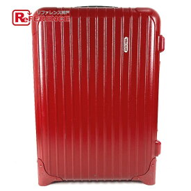 RIMOWA リモワ 855.52 スーツケース サルサ SALSA 35L マルチホイール 2輪 旅行バッグ トラベルバッグ キャリーバッグ ポリカーボネート ユニセックス レッド 【中古】