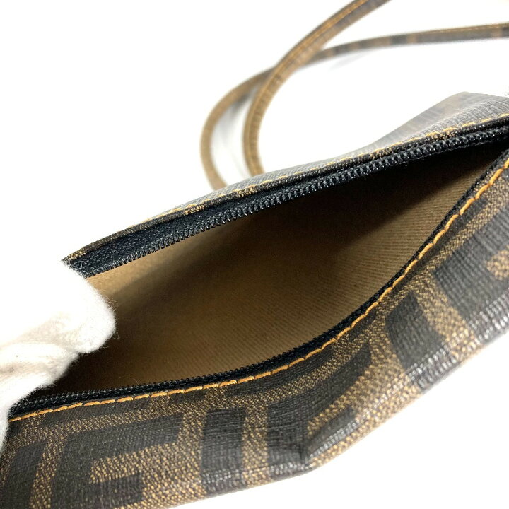 楽天市場】FENDI フェンディ ポーチ付き ズッカ メッシュ ロゴ カバン 
