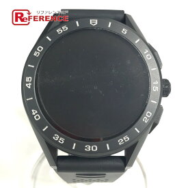 TAG HEUER タグホイヤー SBG8A80 Connected Calibre E3 45mm コネクッド ウォッチ スマートウォッチ 時計 腕時計 チタン /ラバー メンズ ブラック 【中古】