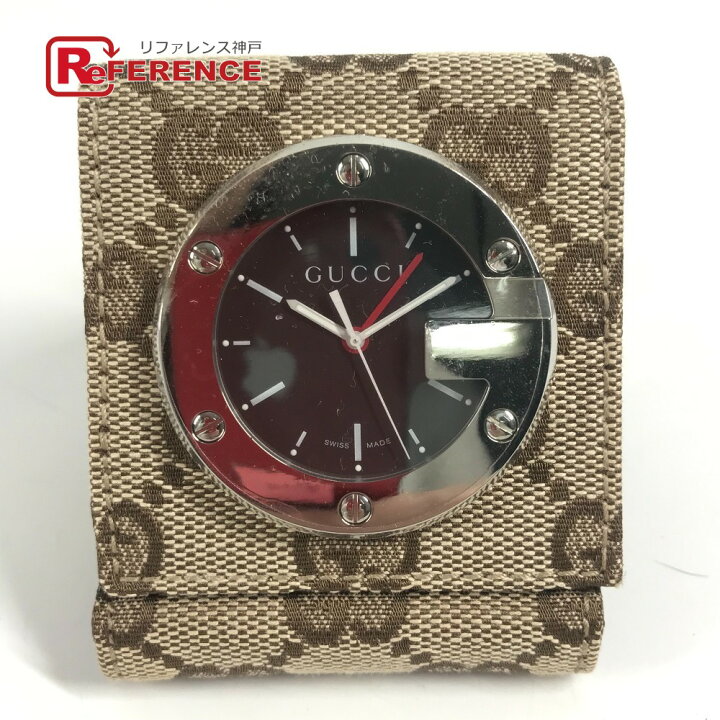 楽天市場】GUCCI グッチ YC200001 GG トラベルクロック インテリア 