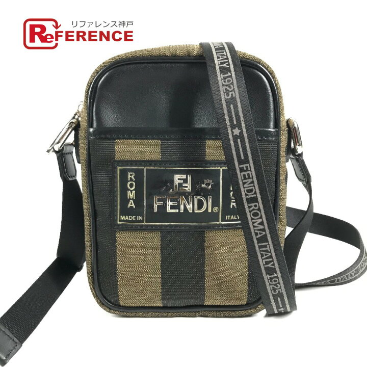 楽天市場】FENDI フェンディ 7VA456 ロゴ ペカン ポシェット 斜め掛け 