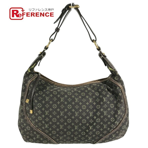 LOUIS VUITTON ルイヴィトン  M95619 モノグラムミニラン マノンMM マノン　MM 肩掛け ショルダーバッグ モノグラムミニランキャンバス  レディース ブラウン 【中古】