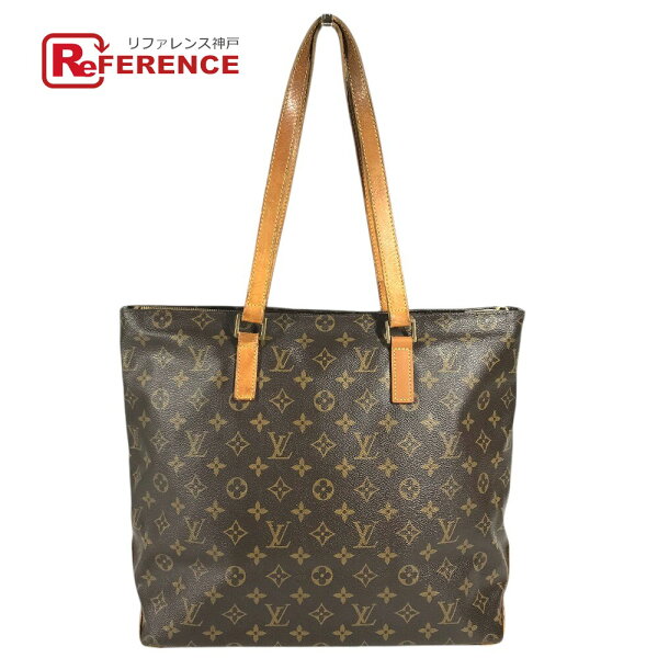 LOUIS VUITTON ルイヴィトン  M51151  モノグラム カバメゾ カバ メゾ  カバン トートバッグ 肩掛け ショルダーバッグ モノグラムキャンバス  ユニセックス ブラウン 【中古】