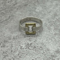 楽天市場】ティファニー スクエア リング シルバーの通販