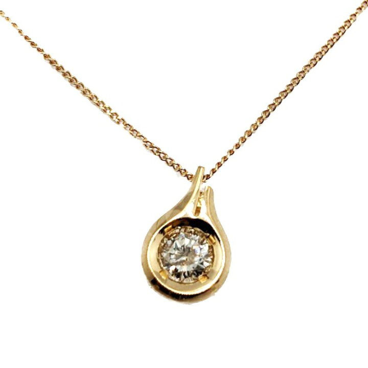 楽天市場】K18 ダイヤモンドネックレス ダイヤモンド 0.23ct  