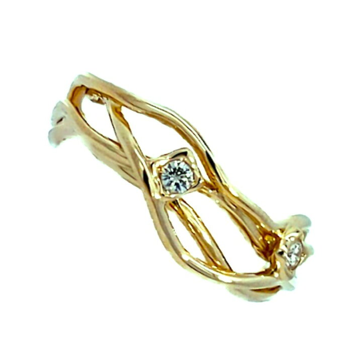 楽天市場】K18 ダイヤモンドリング ダイヤモンド 0.08ct アクセサリー 