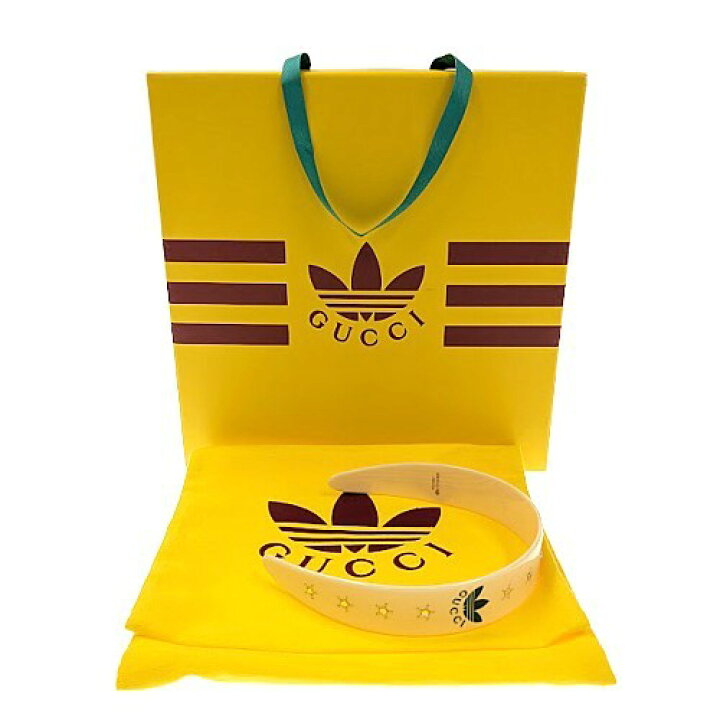 楽天市場】GUCCI×adidas グッチ×アディダス コラボ ロゴカチューシャ 