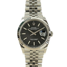 ROLEX ロレックス デイトジャスト 126234 ランダムシリアル SS/WG ブラック文字盤 自動巻き AT 時計 腕時計