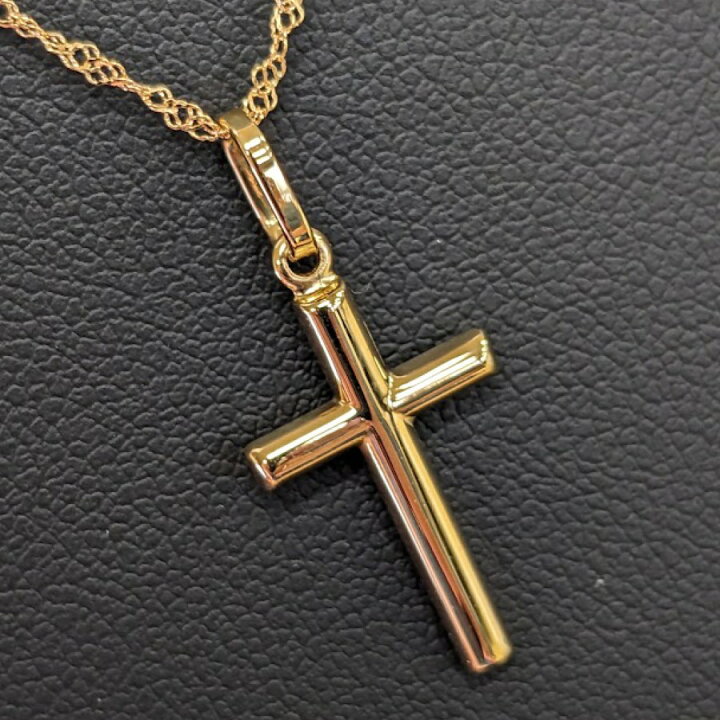 楽天市場】K18 クロスネックレス アクセサリー ジュエリー JW 宝飾品 
