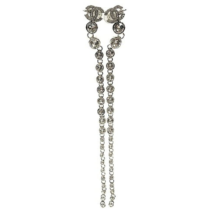 楽天市場】CHANEL シャネル ロング ピアス B23S メタル クリスタル  